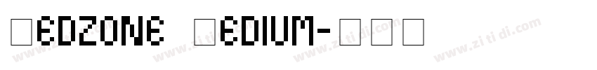 Redzone Medium字体转换